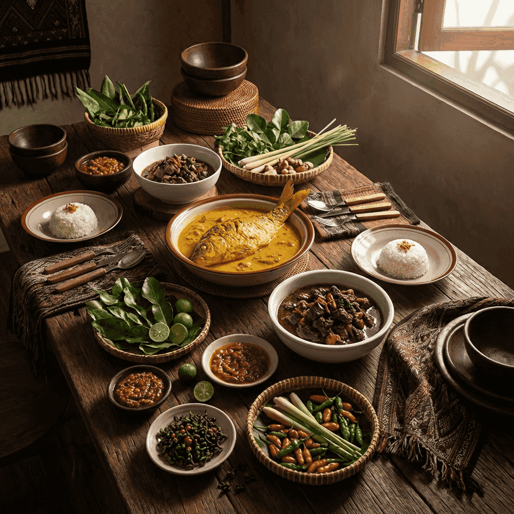 Hidangan tradisional Batak yang lezat